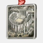 Theaterreconstructie, Romeinse 2de eeuw Metalen Ornament (Links)