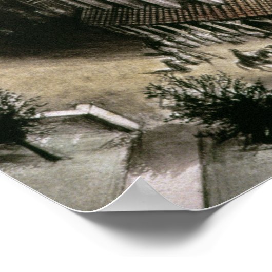 Theaterreconstructie, Romeinse 2de eeuw Poster (Hoek)