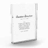 Theaterregisseur Definitie Bedankt Cadeau Fotoblokken (Links)