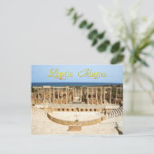 Theaterruïnes van Leptis Magna in Libië Briefkaart (Staand voorkant)
