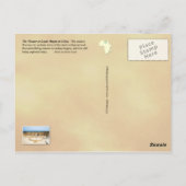 Theaterruïnes van Leptis Magna in Libië Briefkaart (Achterkant)