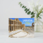 Theaterruïnes van Sabratha, Libië Briefkaart (Staand voorkant)