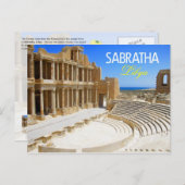 Theaterruïnes van Sabratha, Libië Briefkaart (Voorkant / Achterkant)