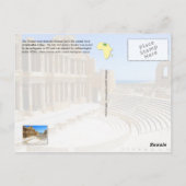 Theaterruïnes van Sabratha, Libië Briefkaart (Achterkant)