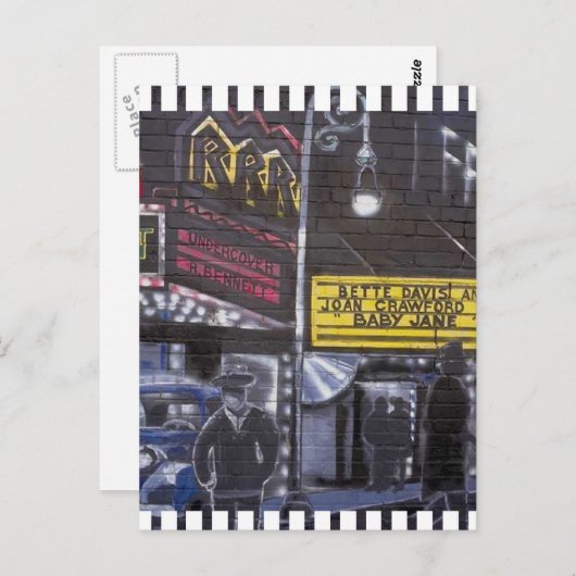 Theaterselectiekader Briefkaart (Voorkant / Achterkant)