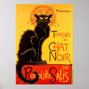  theaterShow — Zwarte kat-rondleiding Noir Poster