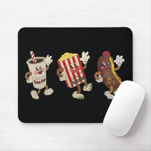 Theatersnack trio mousepad muismat (Met muis)