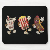 Theatersnack trio mousepad muismat (Voorkant)
