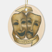 Theaterspeler Keramisch Ornament (Links)