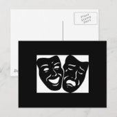 Theatersymbool Briefkaart (Voorkant / Achterkant)