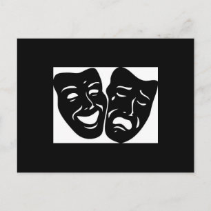 Theatersymbool Briefkaart