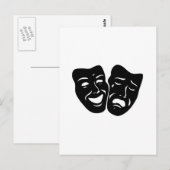 Theatersymbool Briefkaart (Voorkant / Achterkant)