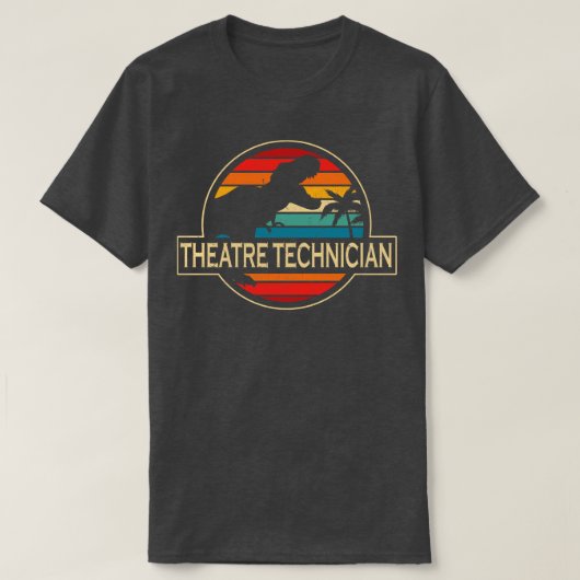 Theatertechnicus Dinosaur T-shirt (Design voorkant)