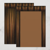 Theateruitnodiging Kaart (Voorkant / Achterkant)