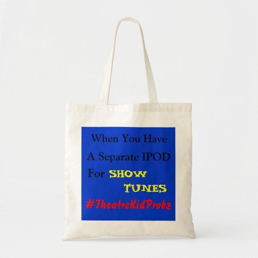 Theaterzak Tote Bag (Voorkant)