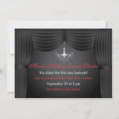 Theatrale Adult Murder Mystery Dinner Party Kaart (Voorkant)