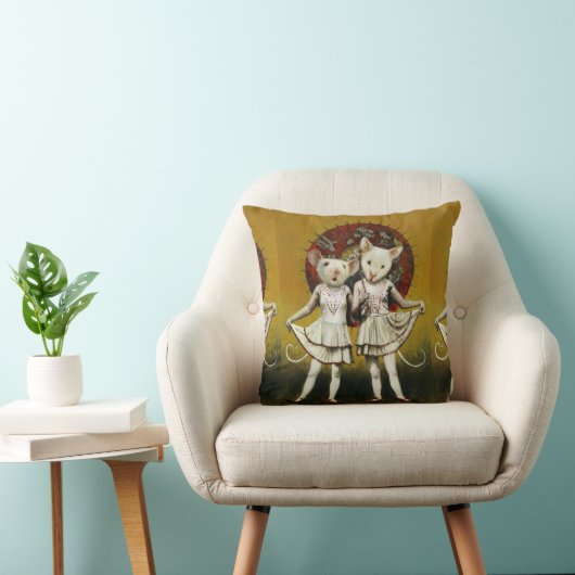  Theatrale Muizen Gooi Kussen (Stoel)