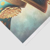 Theatrale Showman Clown Decoupage Tissuepapier (Detail)