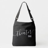 Theatre Bag, aangepast zwart, groot Tas voor klass (Voorkant)