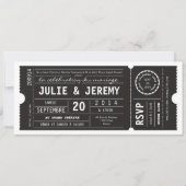 Théâtre de mariage de billets kaart (Voorkant)