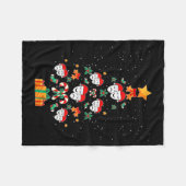 Theatre Masks Drama Actor Actress Christmas Tree X Fleece Deken (Voorkant (Horizontaal))