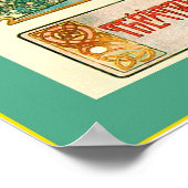 Theatre Sarah Bernhardt ~ Hamlet ~ Alphonse Mucha Poster (Hoek)