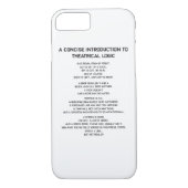 Theatrical Logic Funny Broadway Musical Theatre Case-Mate iPhone Case (Achterkant)