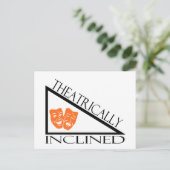 Theatrically Inclined Briefkaart (Staand voorkant)