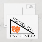 Theatrically Inclined Briefkaart (Voorkant / Achterkant)