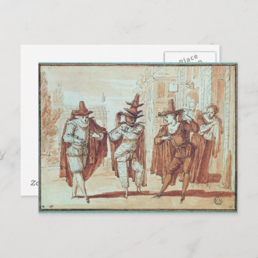 Theatrisch Briefkaart (Voorkant / Achterkant)