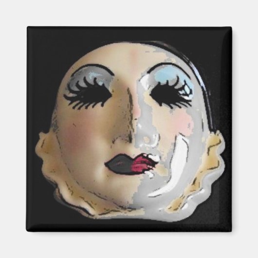 Theatrisch Masker Magnet (Voorkant)
