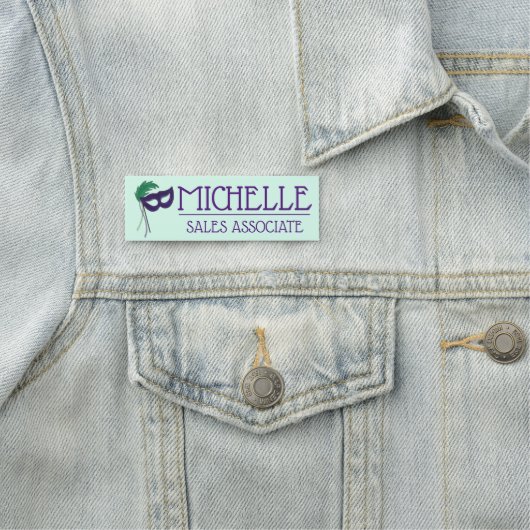 Theatrisch Masquerade Masker Costume Winma Club Naamplaatje (In situ)