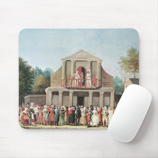 Theatrisch optreden in de Saint-Laurent Muismat (Met muis)