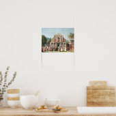 Theatrisch optreden in de Saint-Laurent Poster (Keuken)