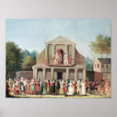 Theatrisch optreden in de Saint-Laurent Poster (Voorkant)