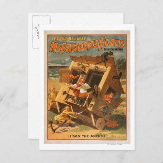 Theatrisch Poster van McFadden Briefkaart (Voorkant / Achterkant)
