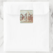 Theatrisch Vierkante Sticker (Tas)
