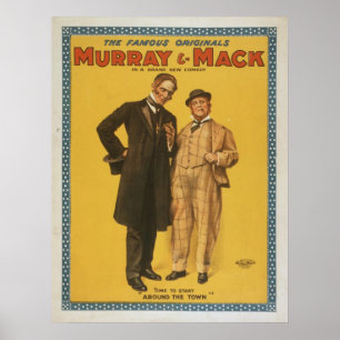 theatrische komedie Murray & Mack Poster