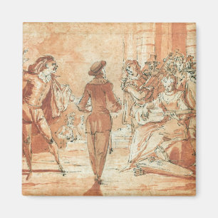 Theatrische scène magneet