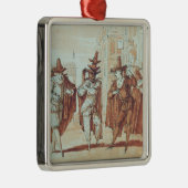 Theatrische scène metalen ornament (Rechts)