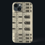 Theatrische stijlgevel van Colen Campbell iPhone 13 Hoesje<br><div class="desc">Colen Campbell creëerde deze theaterstijlfaçade,  die in zijn boek Vitruvius Britannicus werd gepubliceerd. Een voorgevel is eigenlijk een voorstelling van de voor- of zijkant van een gebouw. Een geweldige architecturale tekening die er geweldig uitziet in je huis!</div>