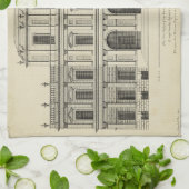 Theatrische stijlgevel van Colen Campbell Theedoek (Gevouwen)