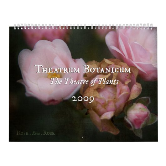 Theatrum Botanicum 2009 Agenda Kalender (Hoes)