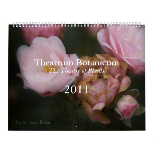 Theatrum Botanicum 2011 Agenda Kalender (Hoes)