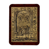 Theatrum Chemicum: 1652 Alchemy Illustration Magneet (Verticaal)