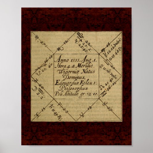 Theatrum Chemicum: 1652 Alchemy Illustration Poster (Voorkant)