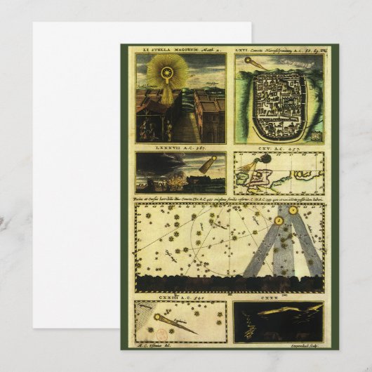 Theatrum Cometicum Kometen van Stanislaw Lubieniec (Voorkant / Achterkant)