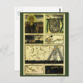 Theatrum Cometicum Kometen van Stanislaw Lubieniec Briefkaart (Voorkant / Achterkant)