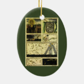 Theatrum Cometicum Kometen van Stanislaw Lubieniec Keramisch Ornament (Achterkant)