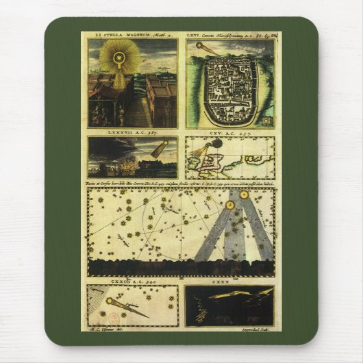 Theatrum Cometicum Kometen van Stanislaw Lubieniec Muismat (Voorkant)